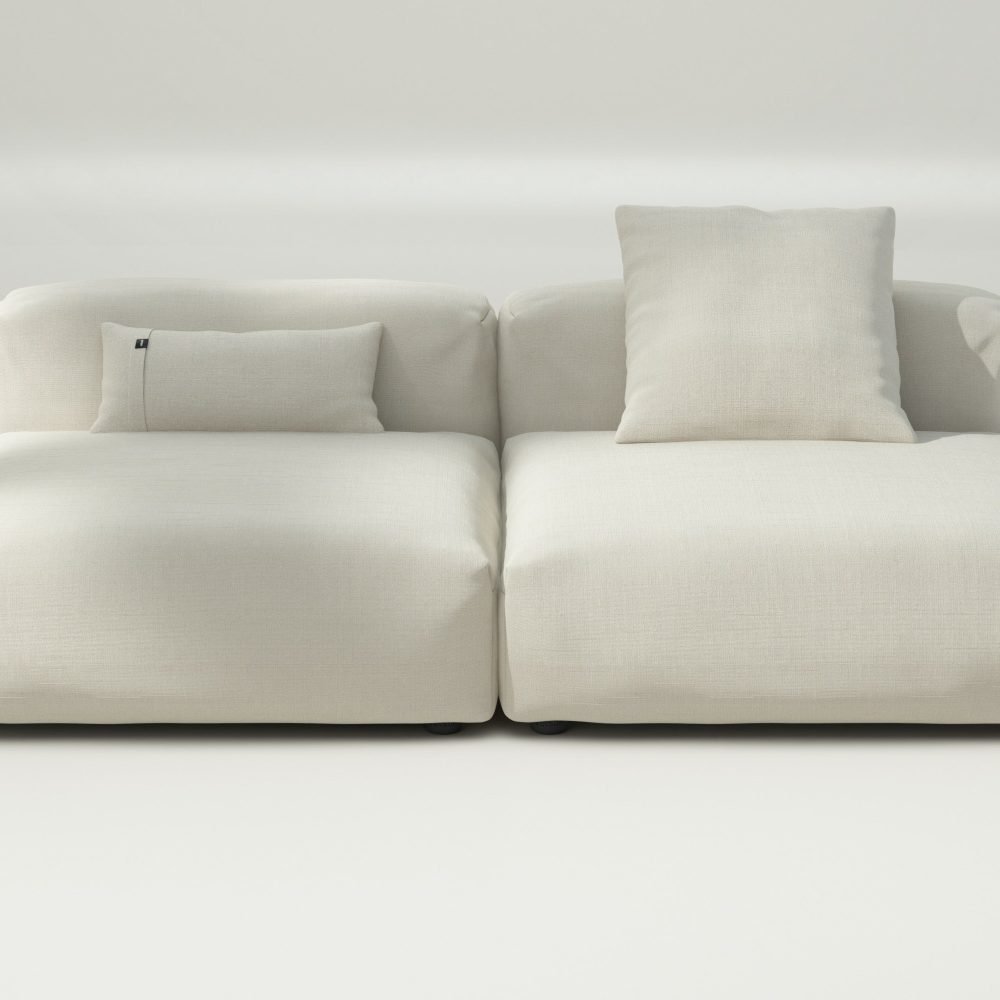vetsak | Sofa Set 01 Large - pique - creme | Modular Sofa | 3.5 Seater
