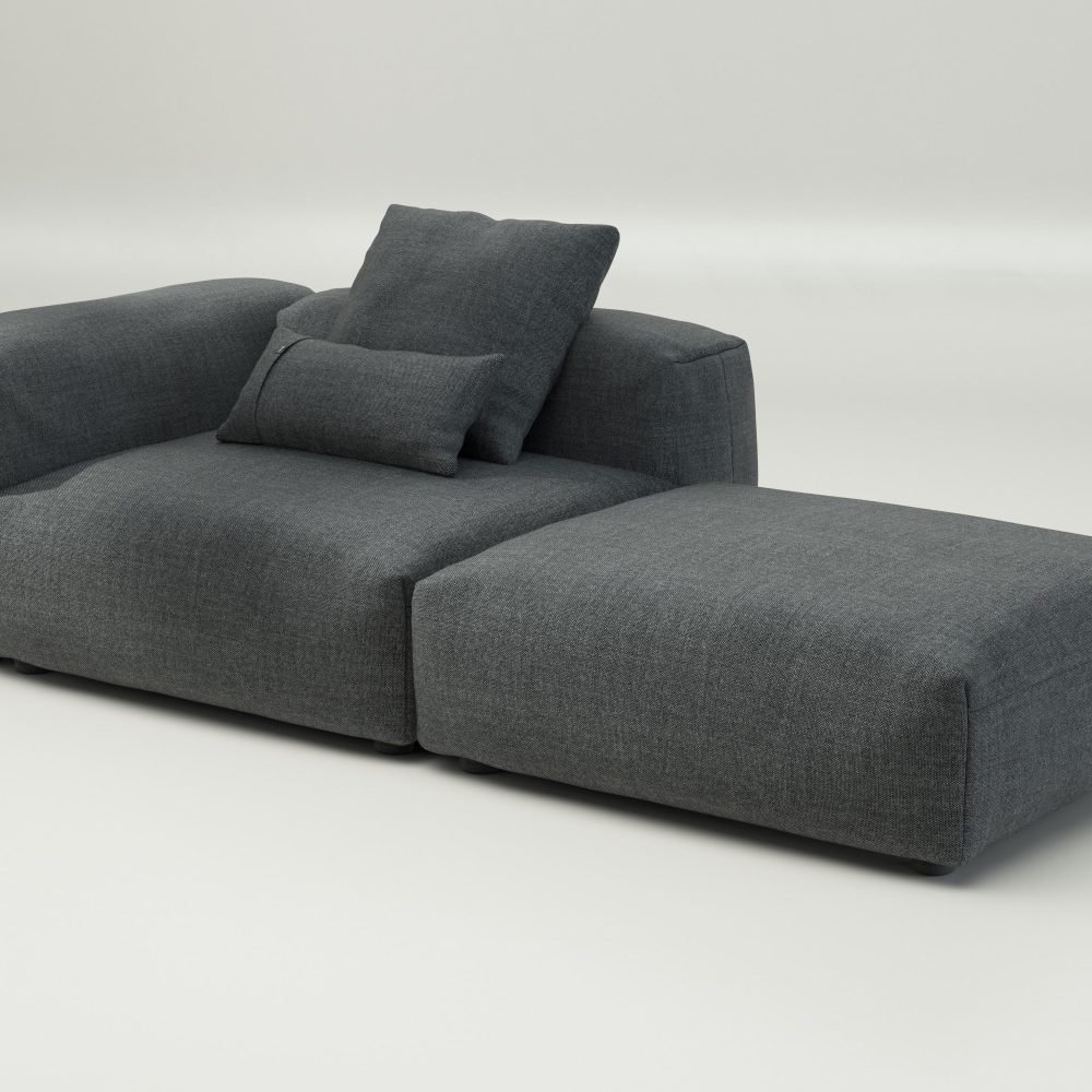 vetsak | Sofa Set 01 Large - pique - dark grey | Modular Sofa | 3.5 Seater