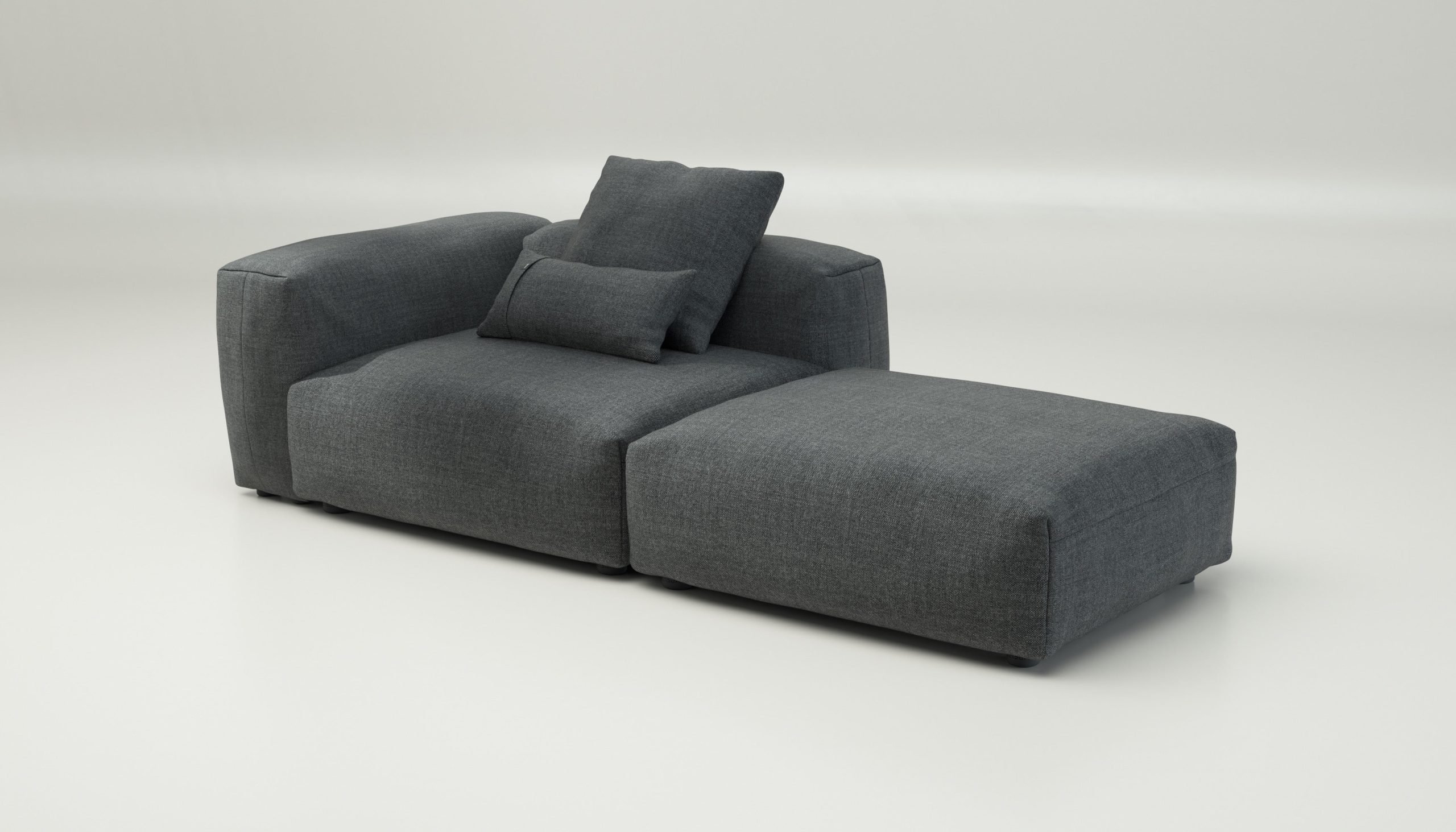 vetsak | Sofa Set 01 Large - pique - dark grey | Modular Sofa | 3.5 Seater