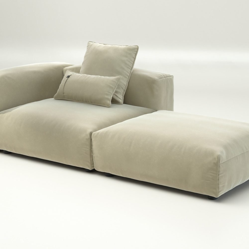 vetsak | Sofa Set 01 Large - suave - clay | Modular Sofa | 3.5 Seater