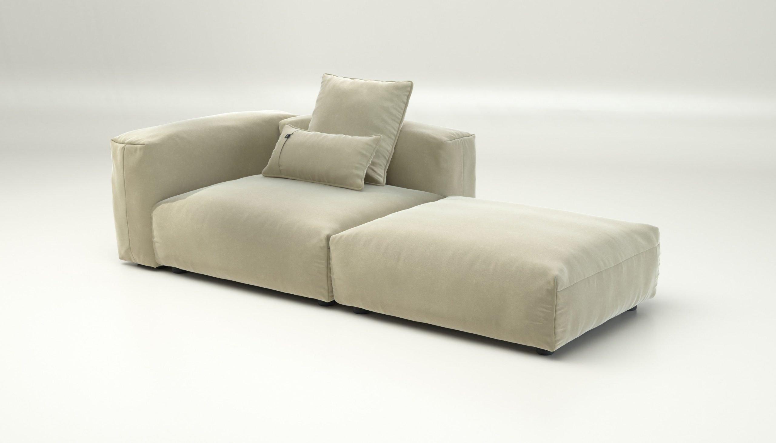vetsak | Sofa Set 01 Large - suave - clay | Modular Sofa | 3.5 Seater