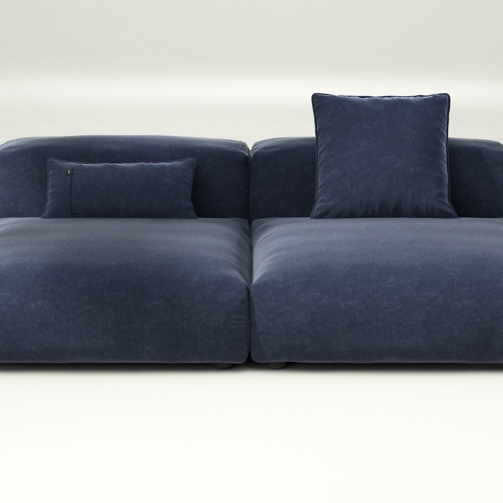 vetsak | Sofa Set 01 Large - suave - navy | Modular Sofa | 3.5 Seater
