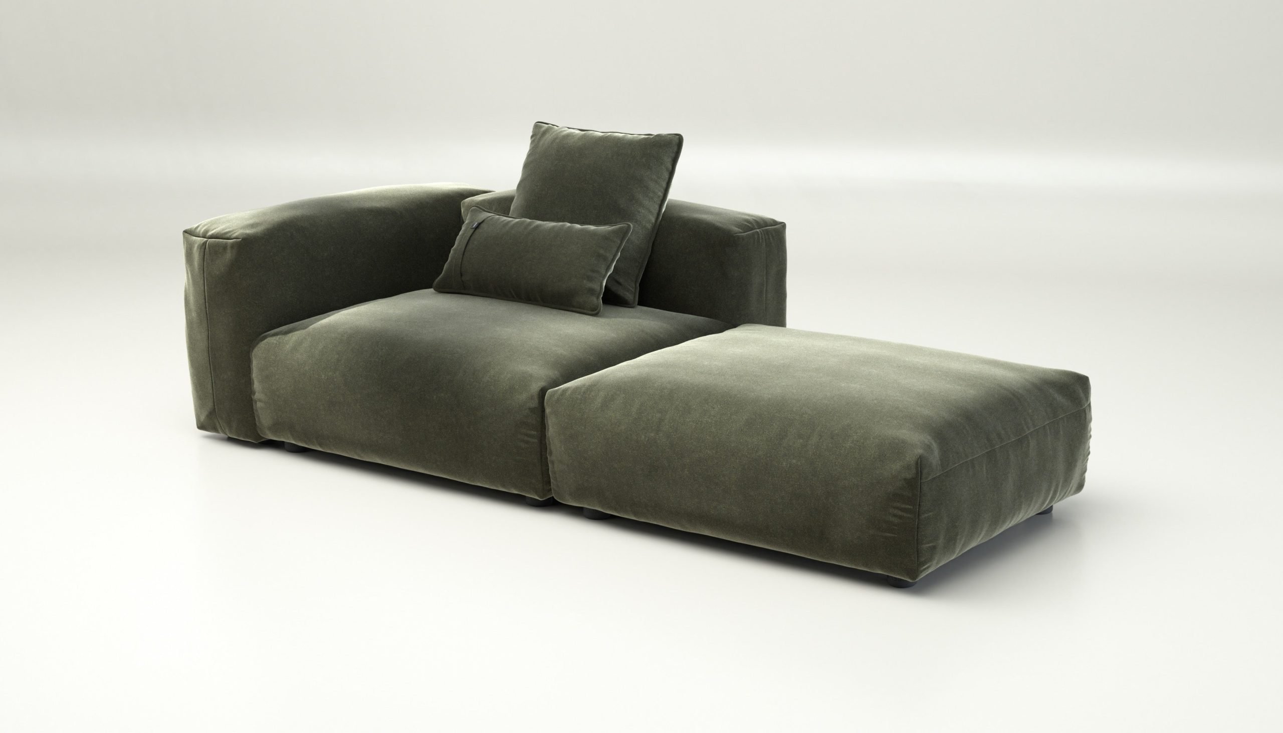 vetsak | Sofa Set 01 Large - suave - pine | Modular Sofa | 3.5 Seater