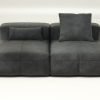 vetsak | Sofa Set 01 Medium - leather - dark grey | Modular Sofa | 2.5 Seater