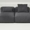 vetsak | Sofa Set 01 Medium - loop loop - anthracite | Modular Sofa | 2.5 Seater