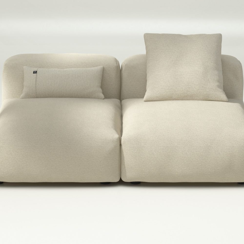 vetsak | Sofa Set 01 Medium - loop loop - duna | Modular Sofa | 2.5 Seater