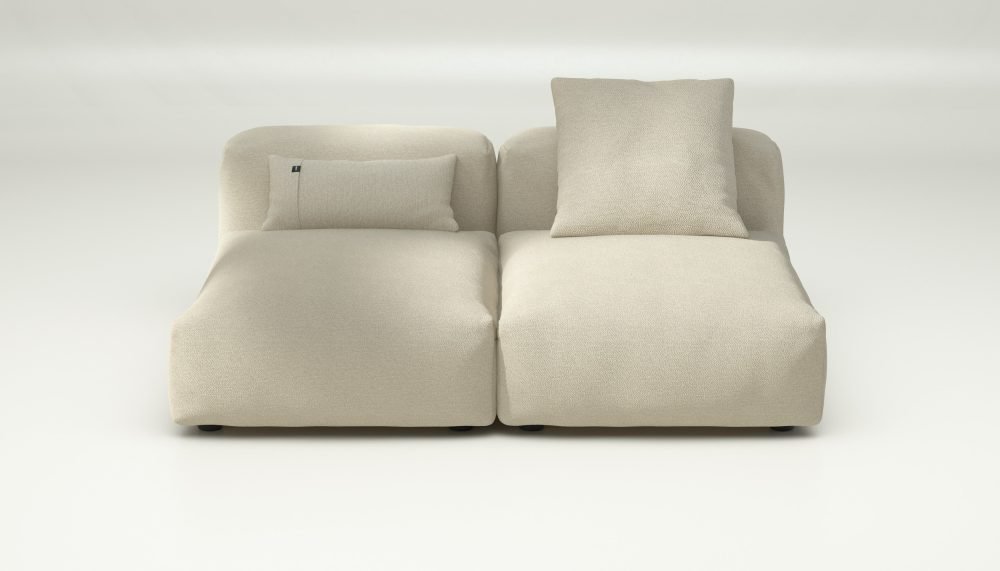 vetsak | Sofa Set 01 Medium - loop loop - duna | Modular Sofa | 2.5 Seater
