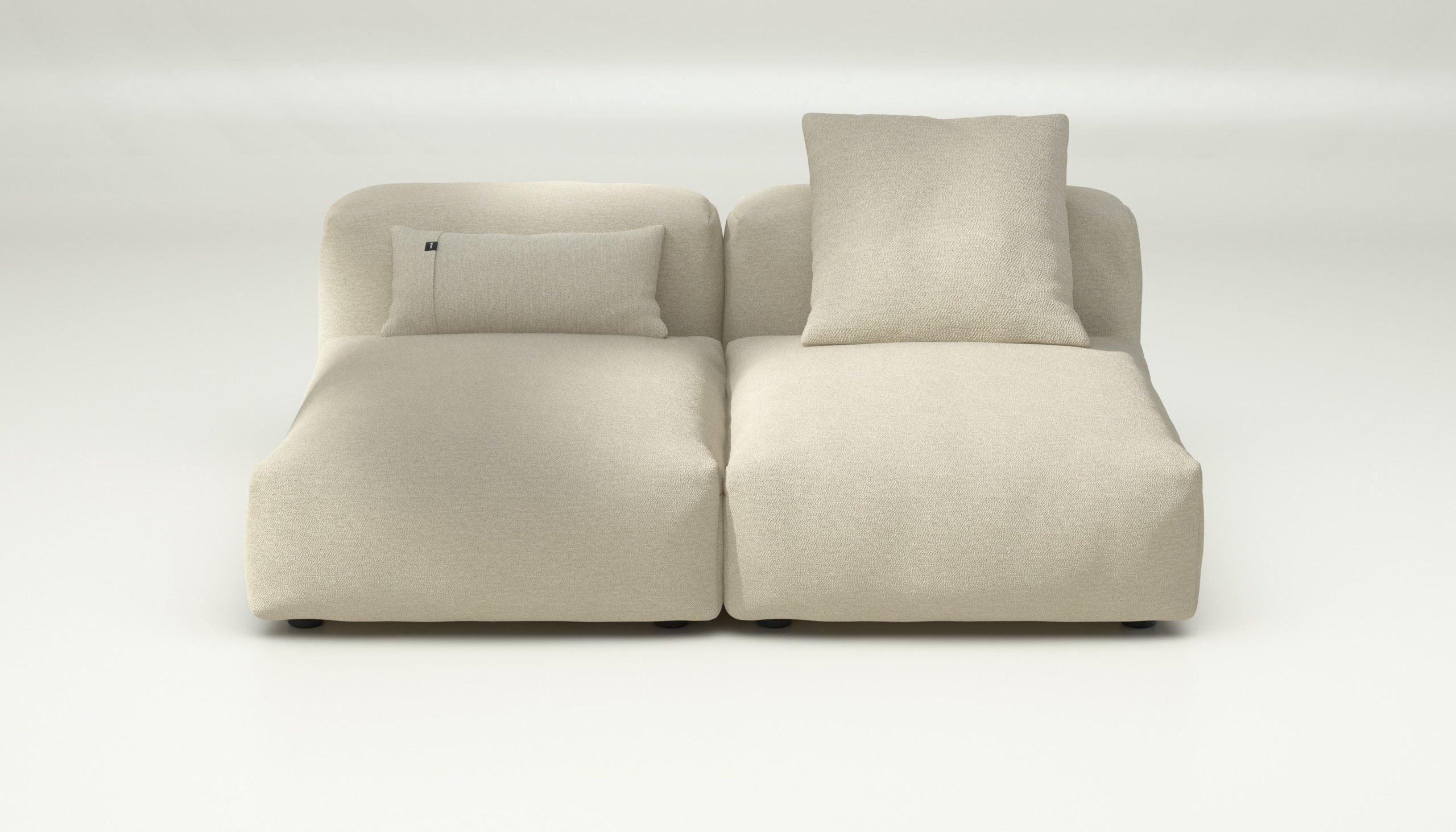 vetsak | Sofa Set 01 Medium - loop loop - duna | Modular Sofa | 2.5 Seater