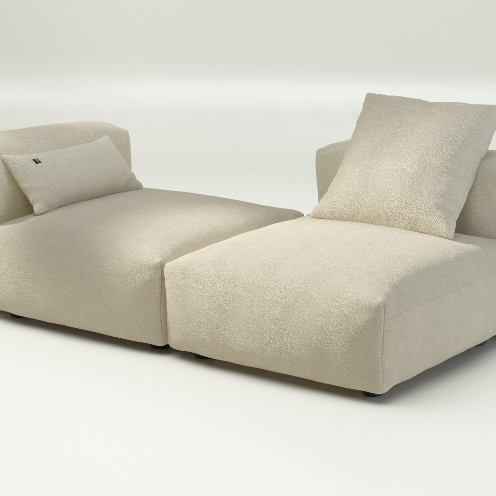 vetsak | Sofa Set 01 Medium - loop loop - duna | Modular Sofa | 2.5 Seater