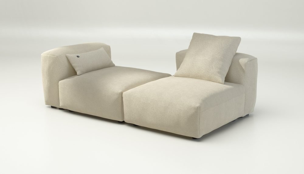 vetsak | Sofa Set 01 Medium - loop loop - duna | Modular Sofa | 2.5 Seater