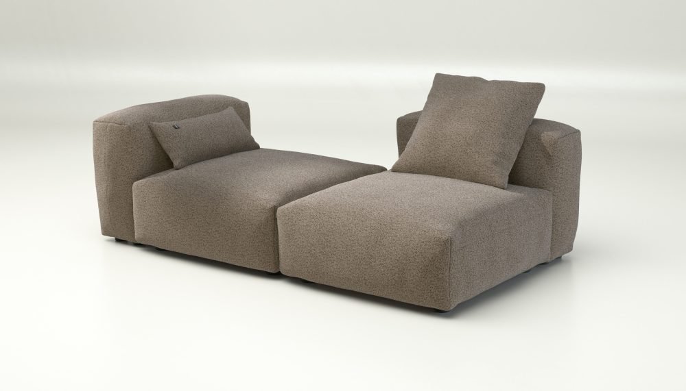 vetsak | Sofa Set 01 Medium - loop loop - taupe | Modular Sofa | 2.5 Seater