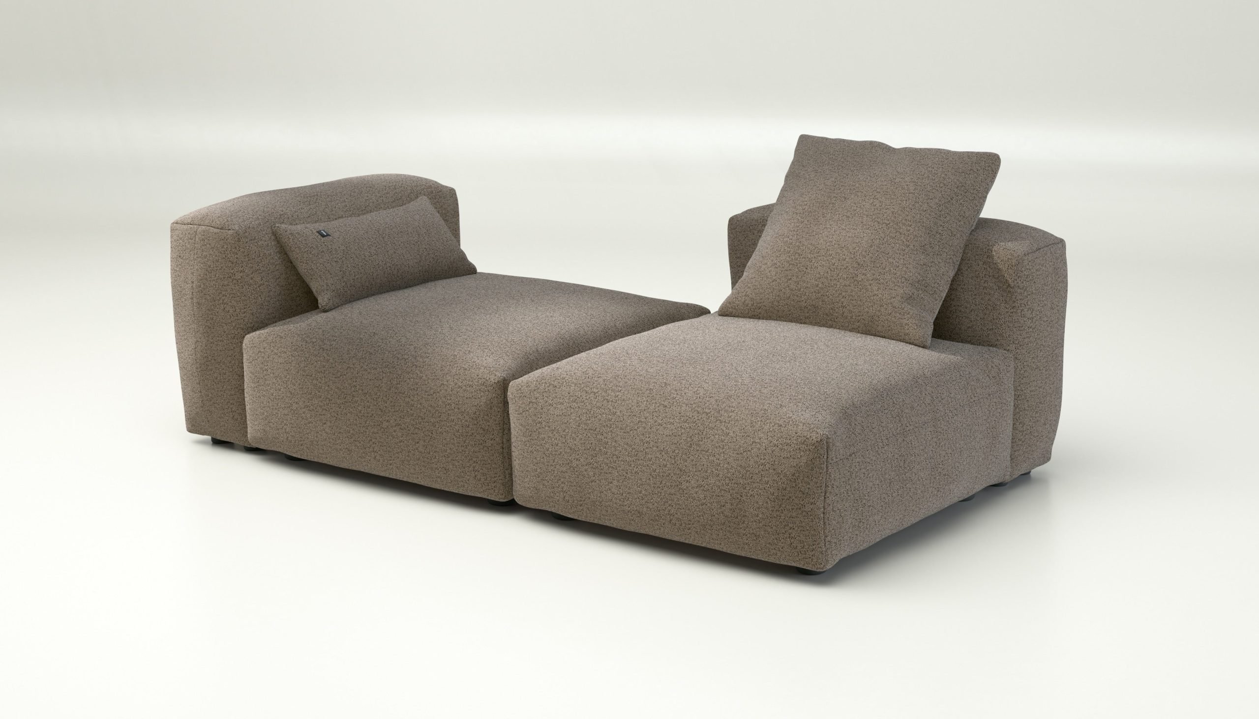 vetsak | Sofa Set 01 Medium - loop loop - taupe | Modular Sofa | 2.5 Seater