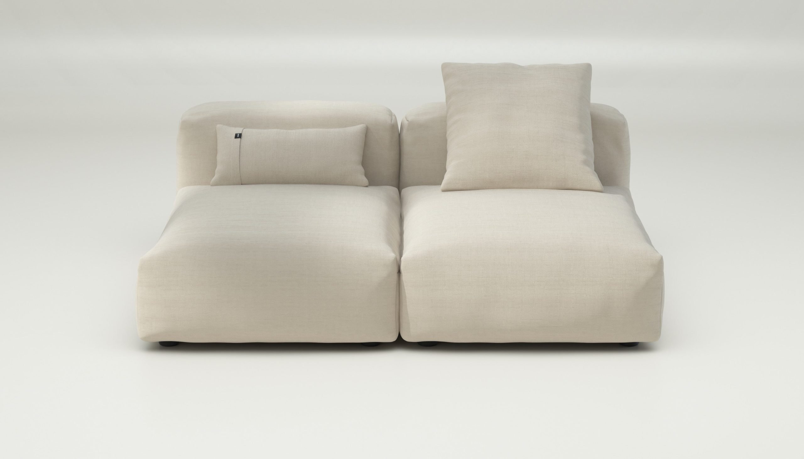 vetsak | Sofa Set 01 Medium - pique - beige | Modular Sofa | 2.5 Seater