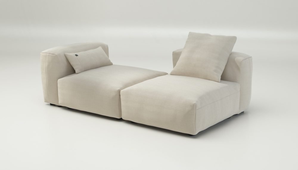 vetsak | Sofa Set 01 Medium - pique - beige | Modular Sofa | 2.5 Seater