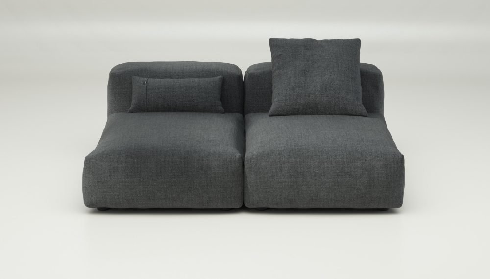vetsak | Sofa Set 01 Medium - pique - dark grey | Modular Sofa | 2.5 Seater