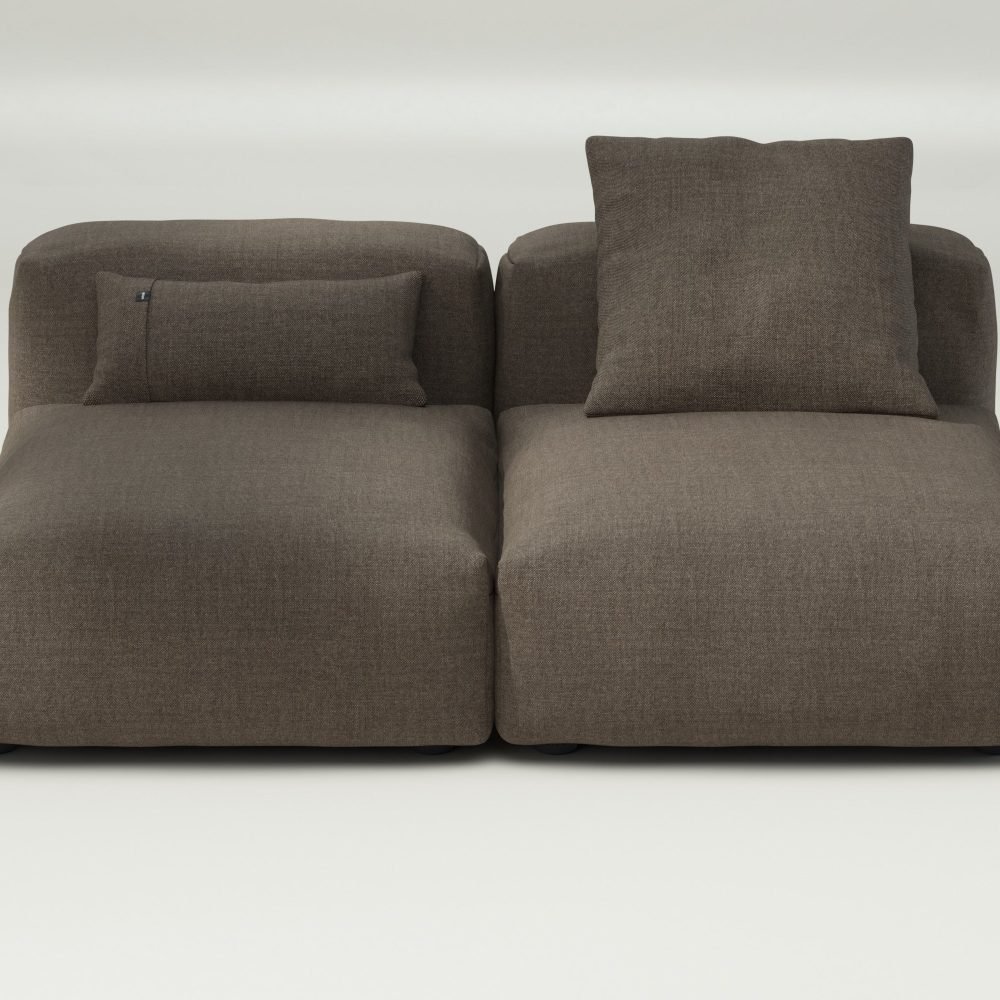 vetsak | Sofa Set 01 Medium - pique - taupe | Modular Sofa | 2.5 Seater