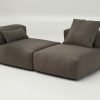 vetsak | Sofa Set 01 Medium - pique - taupe | Modular Sofa | 2.5 Seater