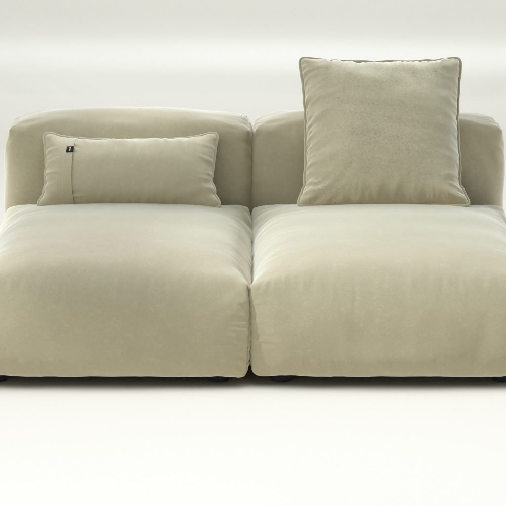 vetsak | Sofa Set 01 Medium - suave - clay | Modular Sofa | 2.5 Seater