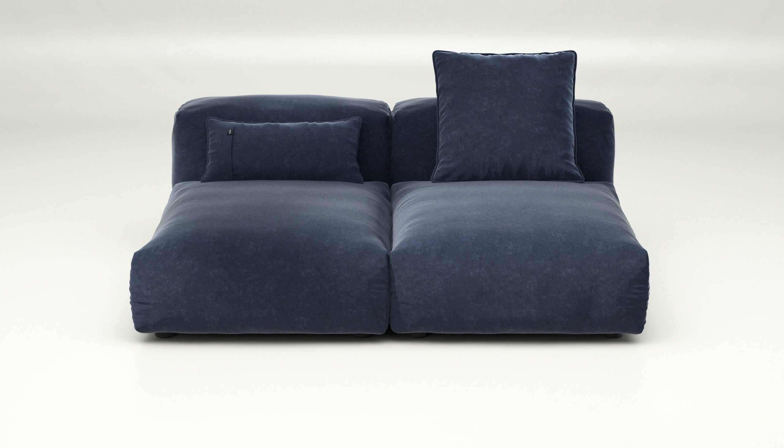 vetsak | Sofa Set 01 Medium - suave - navy | Modular Sofa | 2.5 Seater
