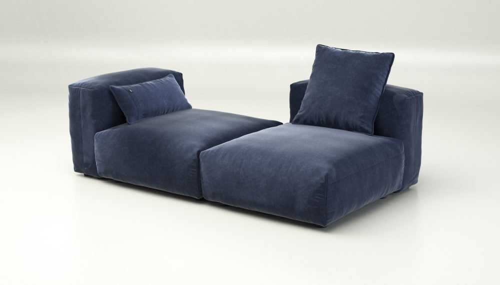 vetsak | Sofa Set 01 Medium - suave - navy | Modular Sofa | 2.5 Seater