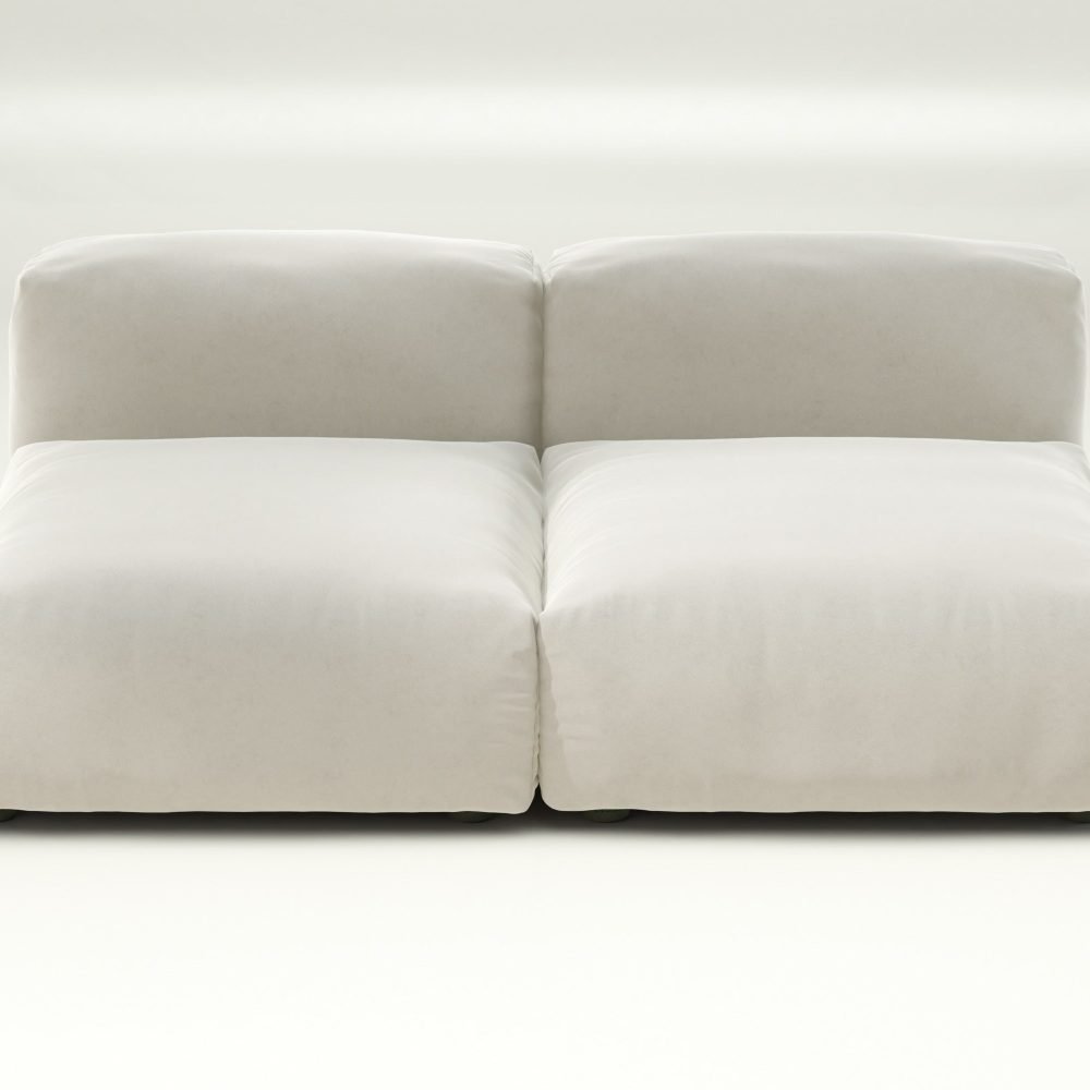 vetsak | Sofa Set 01 Medium - suave - pearl | Modular Sofa | 2.5 Seater