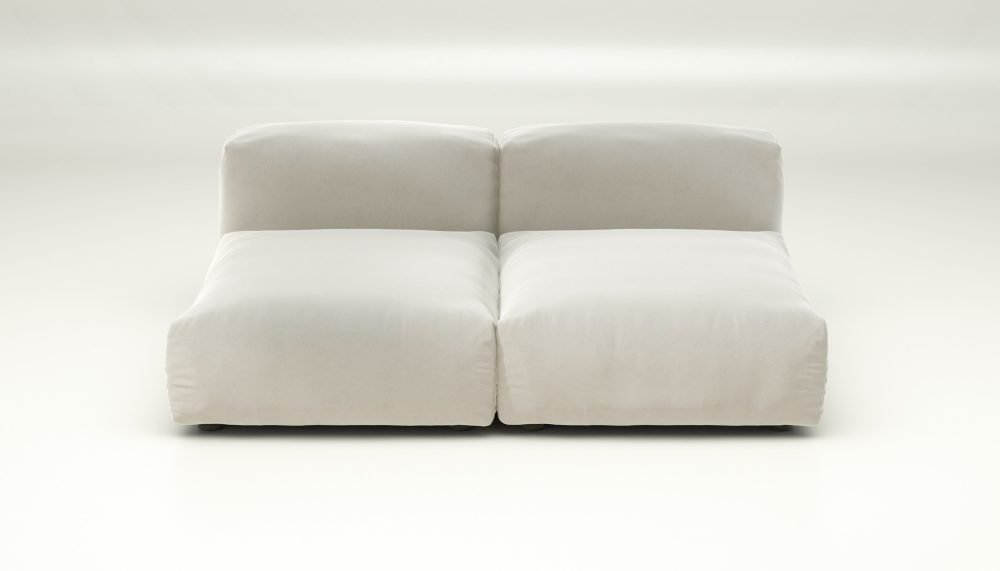 vetsak | Sofa Set 01 Medium - suave - pearl | Modular Sofa | 2.5 Seater