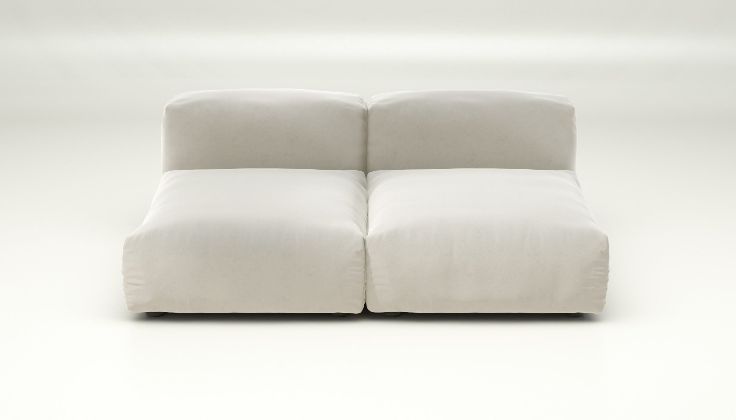 vetsak | Sofa Set 01 Medium - suave - pearl | Modular Sofa | 2.5 Seater