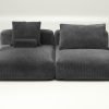 vetsak | Sofa Set 01 XLarge - cord velour - dark grey | Modular Sofa | 3.5 Seater