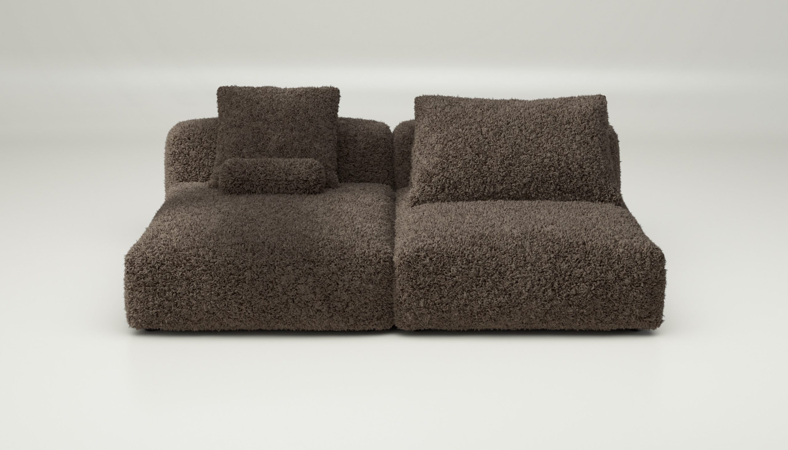 vetsak | Sofa Set 01 XLarge - doodle - cacao | Modular Sofa | 3.5 Seater