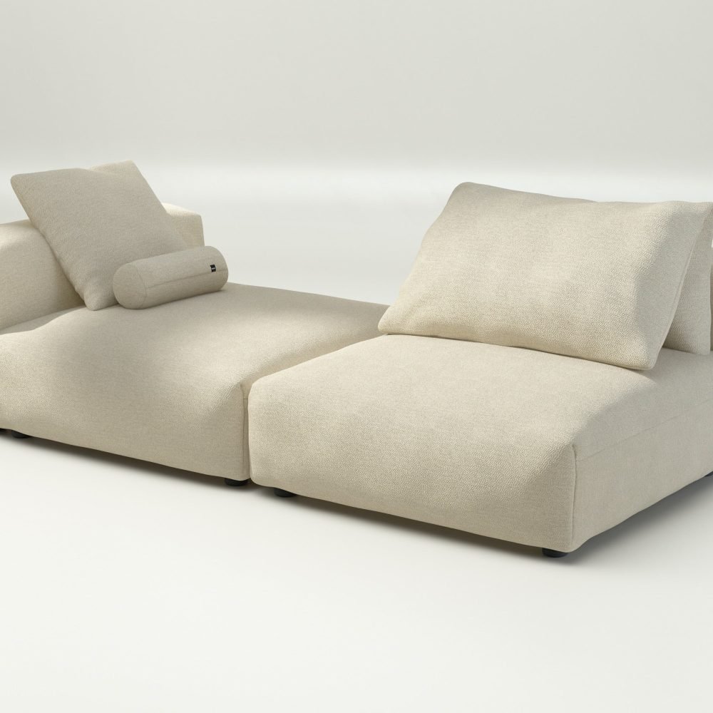 vetsak | Sofa Set 01 XLarge - loop loop - duna | Modular Sofa | 3.5 Seater