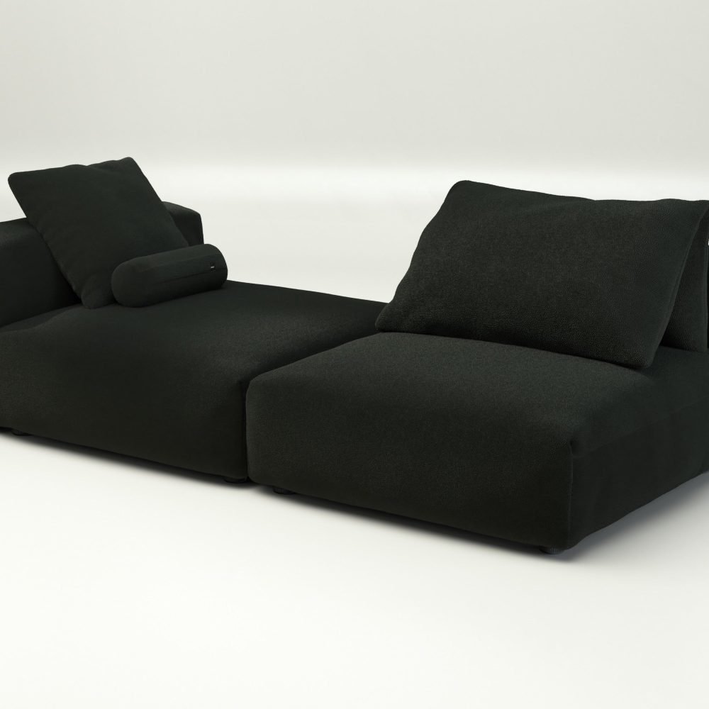 vetsak | Sofa Set 01 XLarge - loop loop - mousse | Modular Sofa | 3.5 Seater