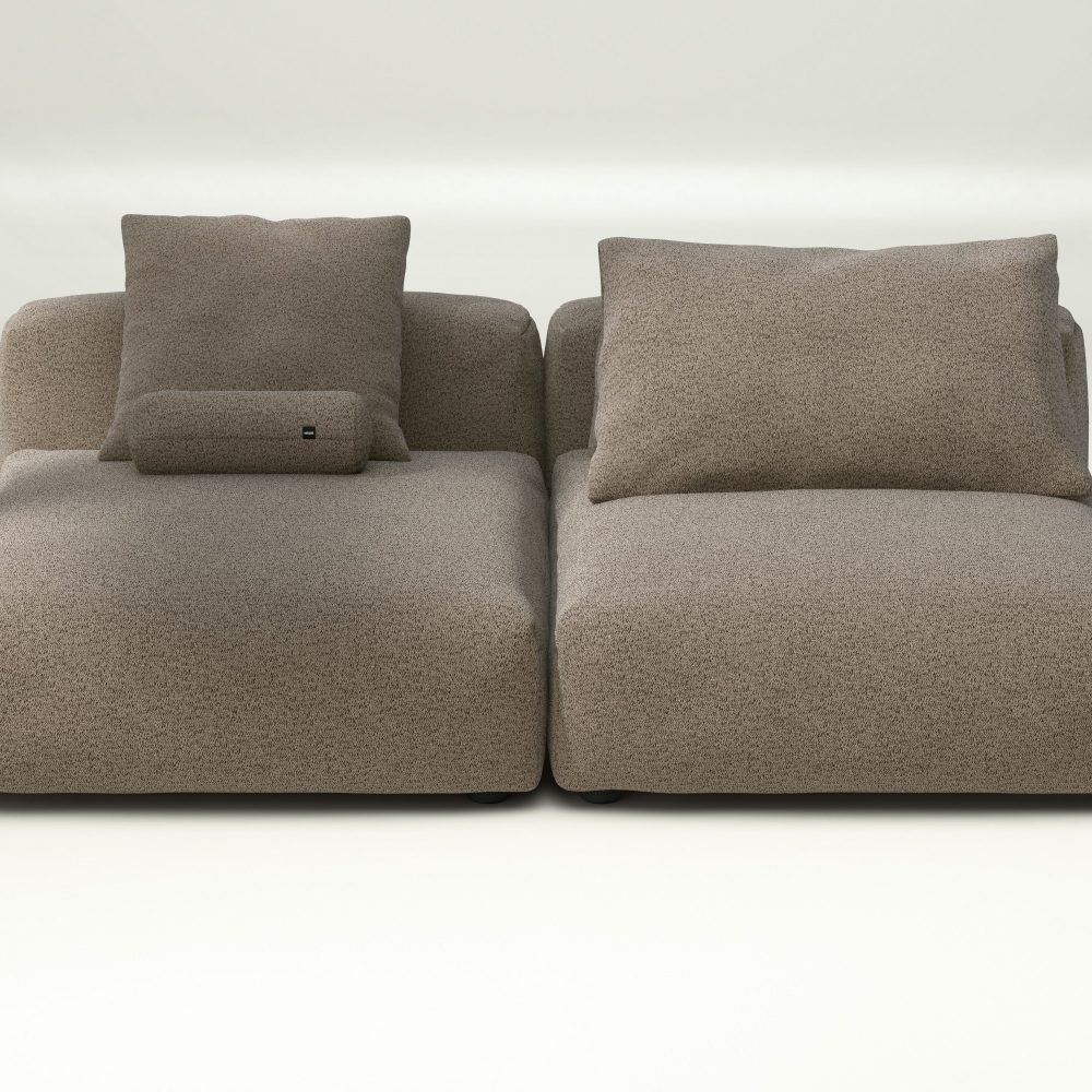 vetsak | Sofa Set 01 XLarge - loop loop - taupe | Modular Sofa | 3.5 Seater