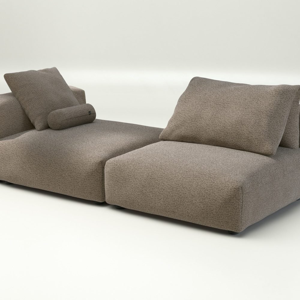 vetsak | Sofa Set 01 XLarge - loop loop - taupe | Modular Sofa | 3.5 Seater