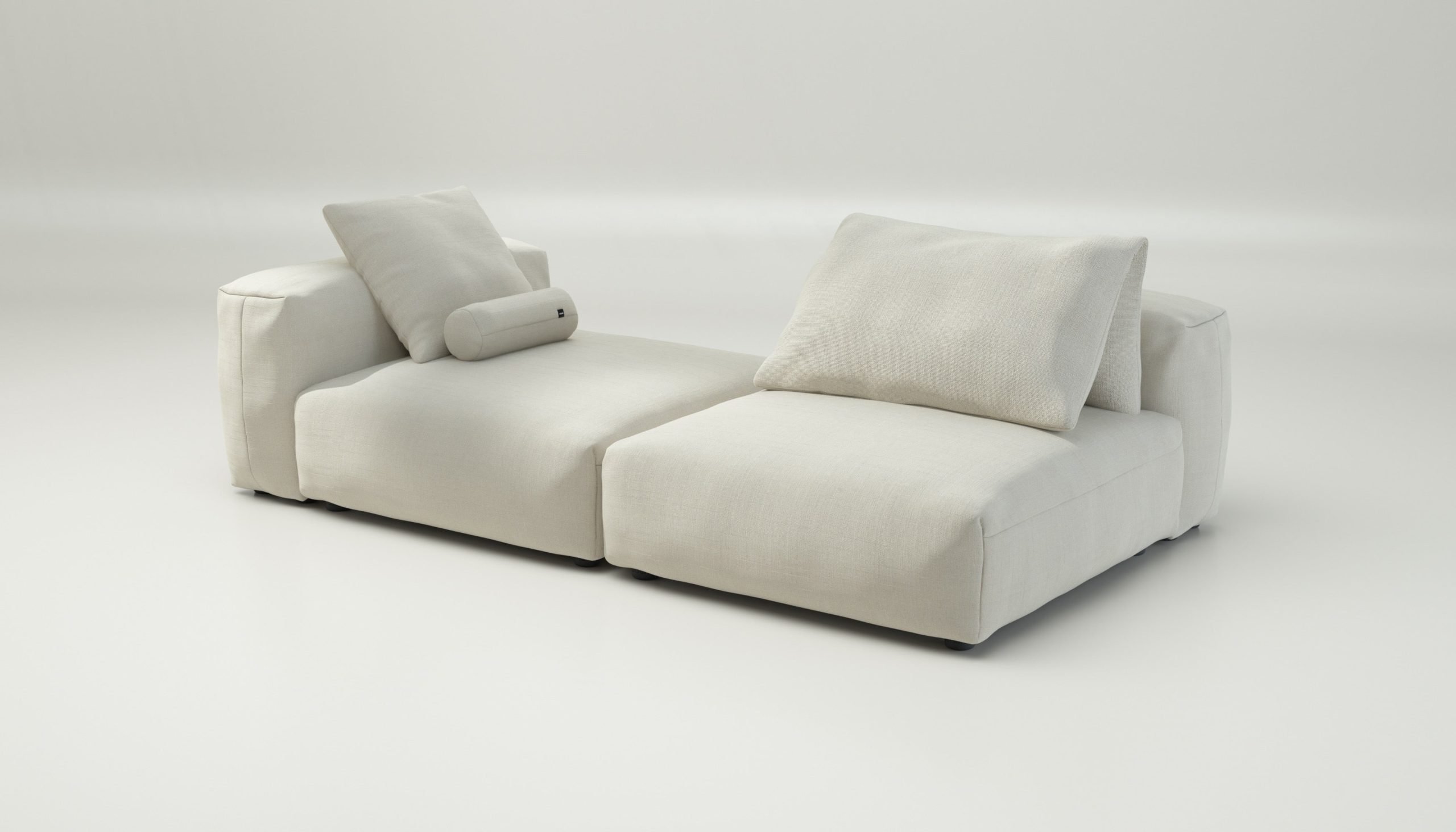 vetsak | Sofa Set 01 XLarge - pique - creme | Modular Sofa | 3.5 Seater