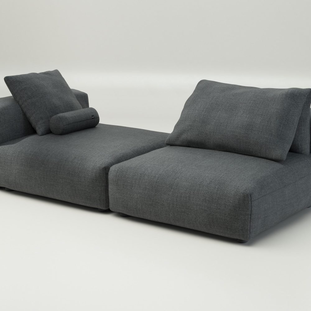 vetsak | Sofa Set 01 XLarge - pique - dark grey | Modular Sofa | 3.5 Seater