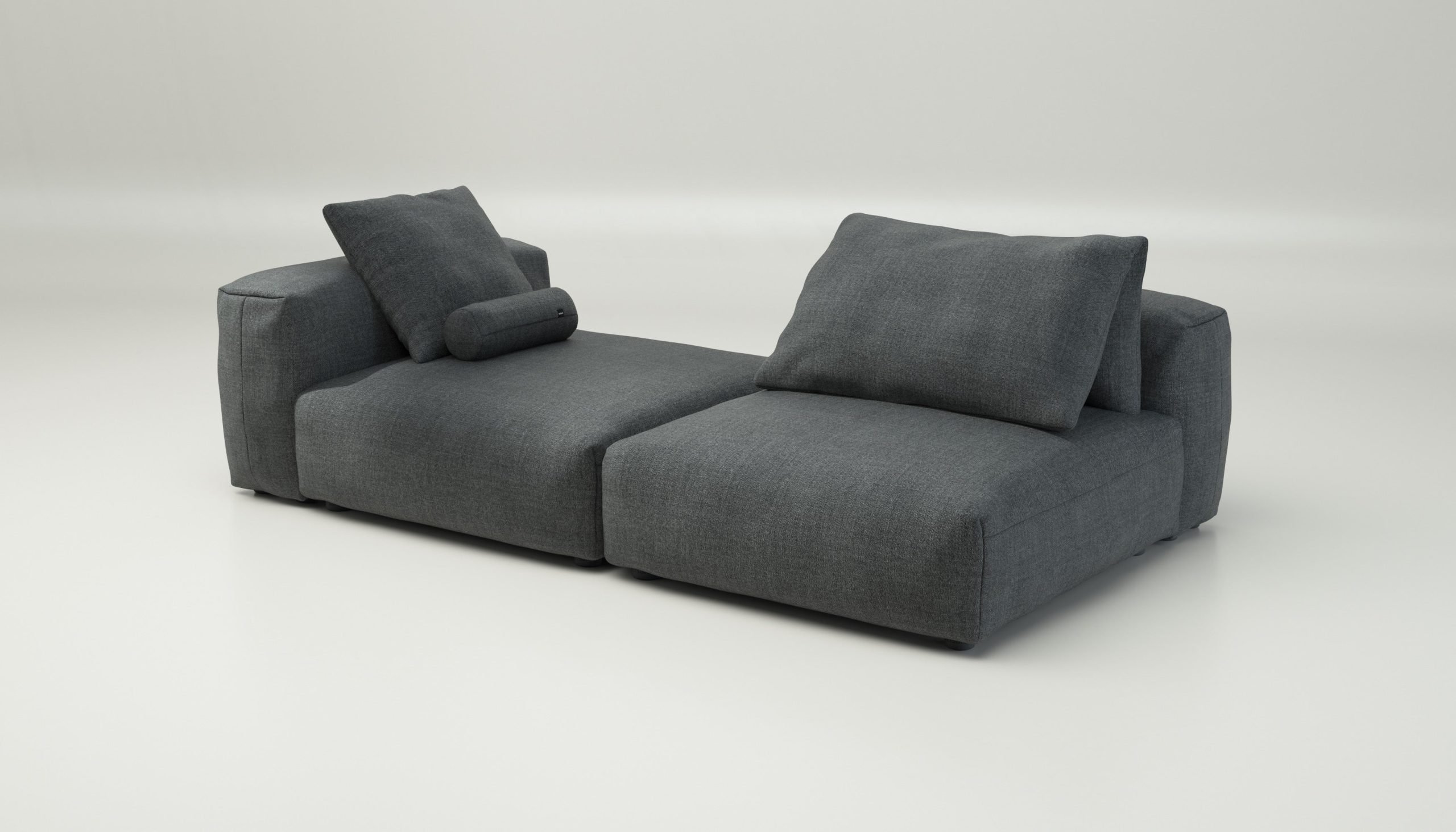 vetsak | Sofa Set 01 XLarge - pique - dark grey | Modular Sofa | 3.5 Seater