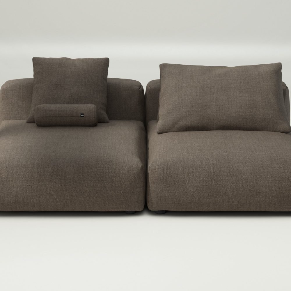 vetsak | Sofa Set 01 XLarge - pique - taupe | Modular Sofa | 3.5 Seater