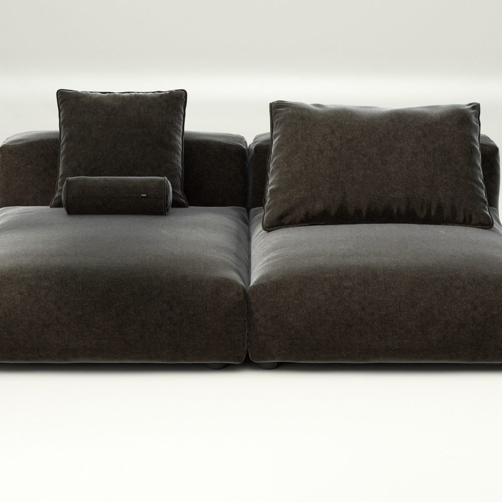 vetsak | Sofa Set 01 XLarge - suave - anthracite | Modular Sofa | 3.5 Seater