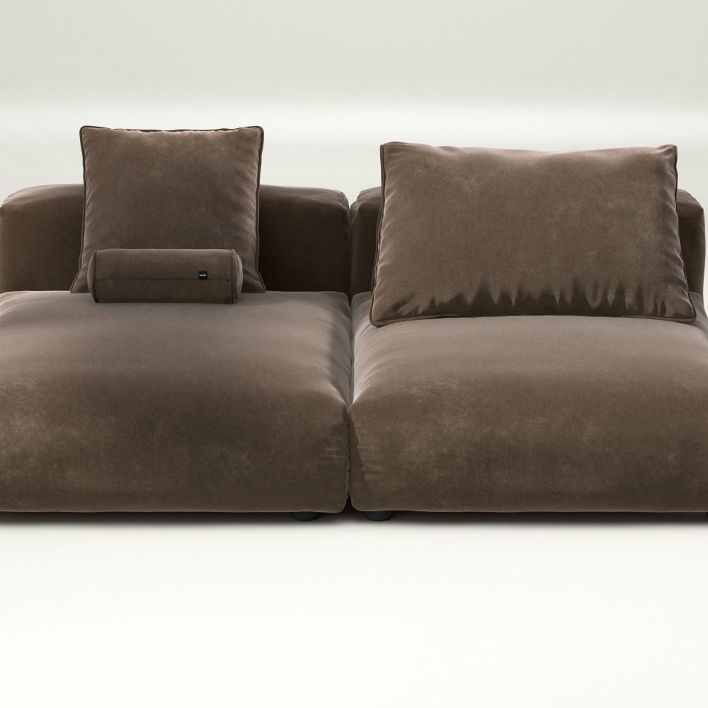 vetsak | Sofa Set 01 XLarge - suave - espresso | Modular Sofa | 3.5 Seater