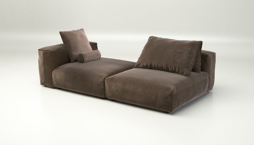 vetsak | Sofa Set 01 XLarge - suave - espresso | Modular Sofa | 3.5 Seater