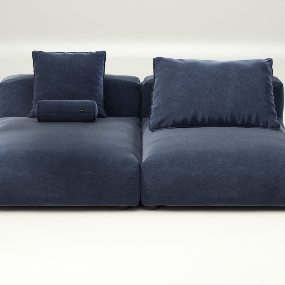 vetsak | Sofa Set 01 XLarge - suave - navy | Modular Sofa | 3.5 Seater
