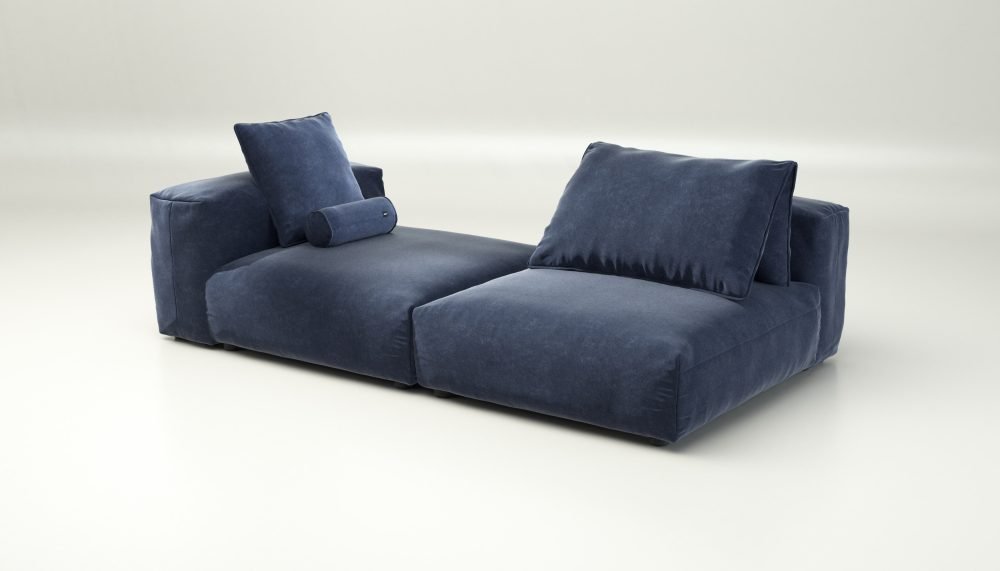 vetsak | Sofa Set 01 XLarge - suave - navy | Modular Sofa | 3.5 Seater