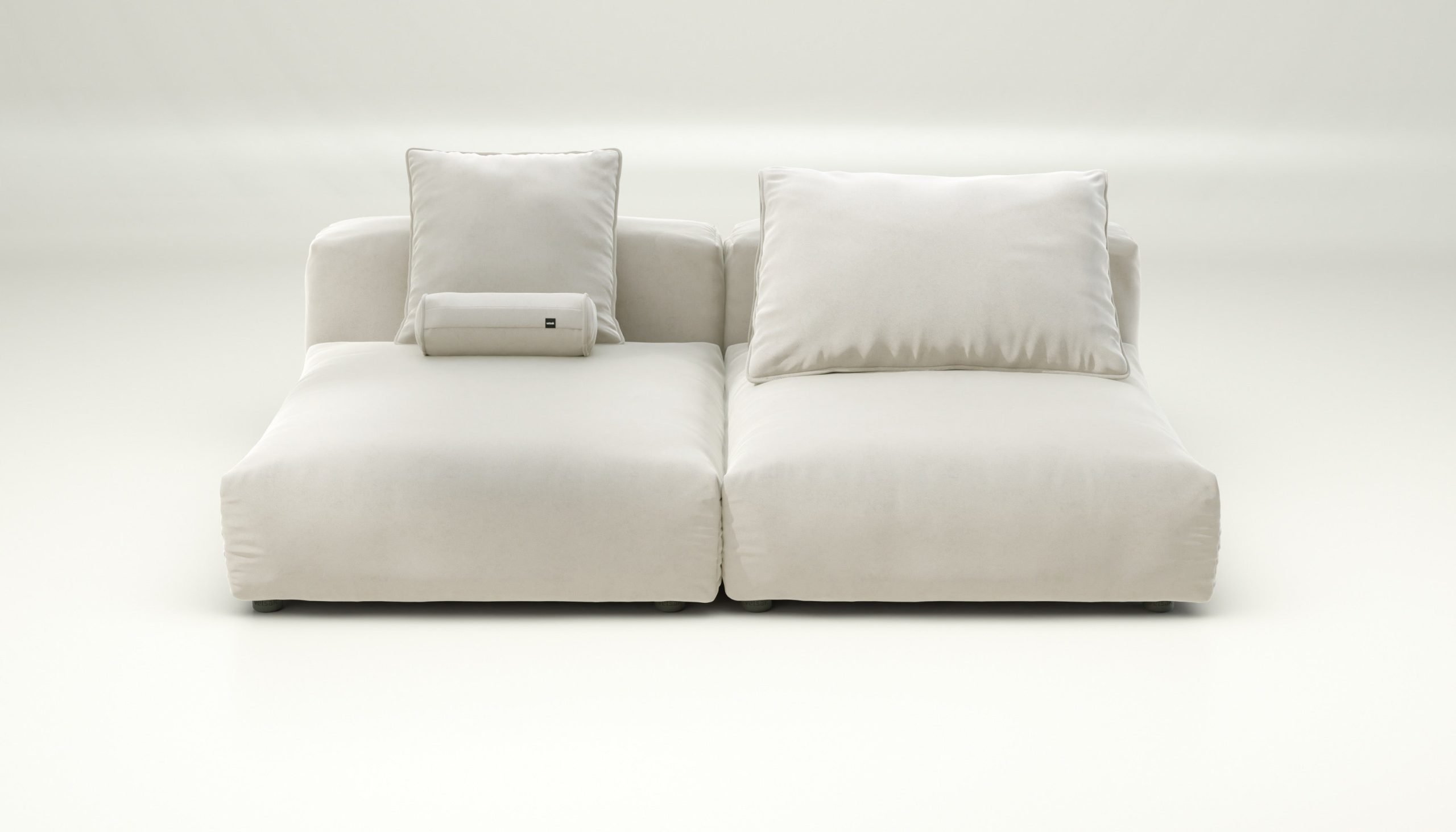 vetsak | Sofa Set 01 XLarge - suave - pearl | Modular Sofa | 3.5 Seater