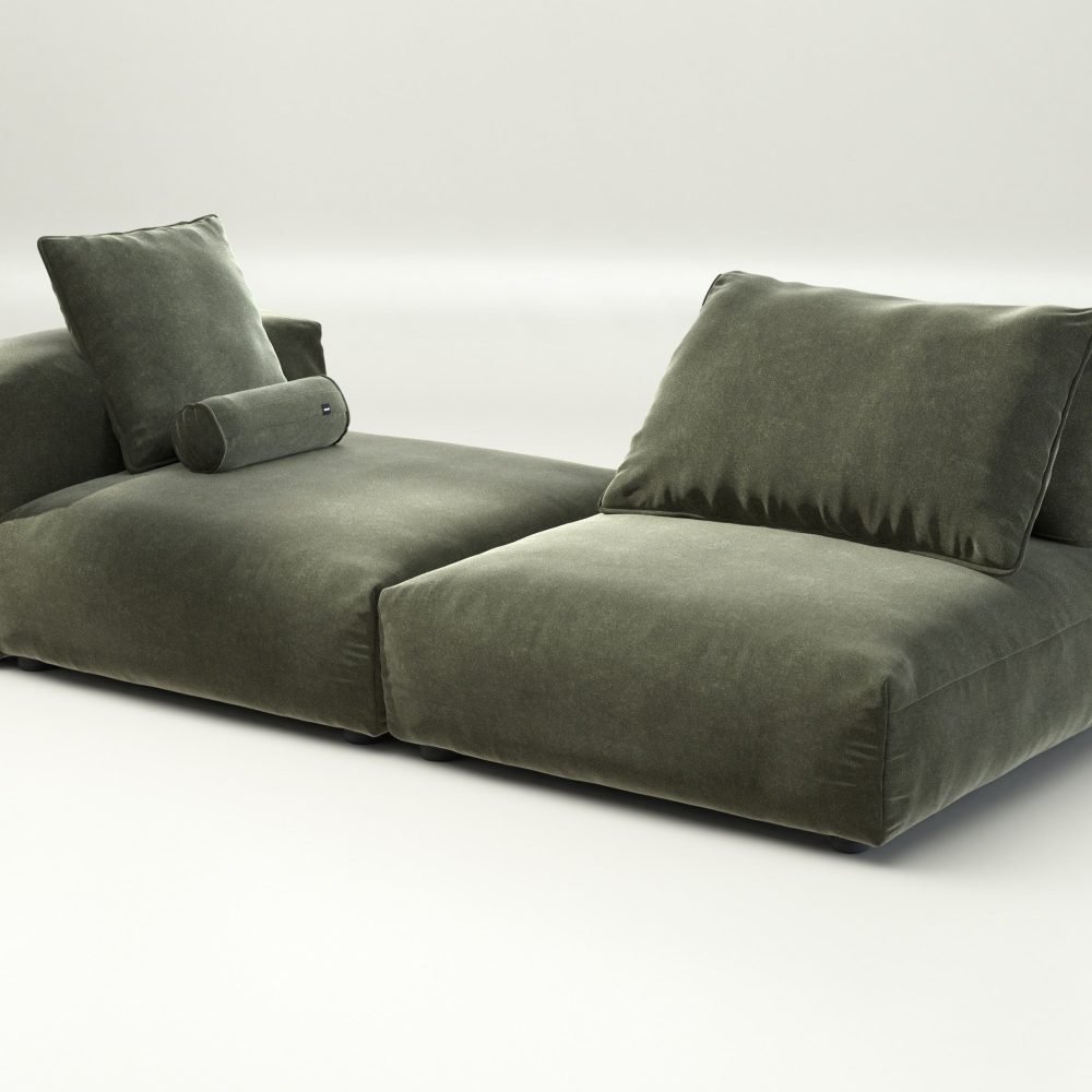 vetsak | Sofa Set 01 XLarge - suave - pine | Modular Sofa | 3.5 Seater