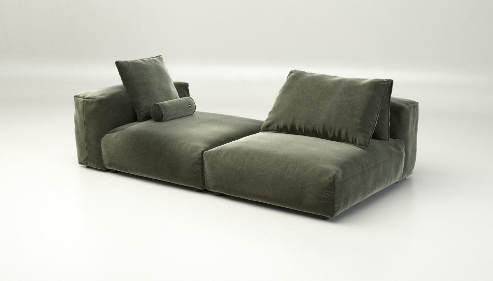 vetsak | Sofa Set 01 XLarge - suave - pine | Modular Sofa | 3.5 Seater