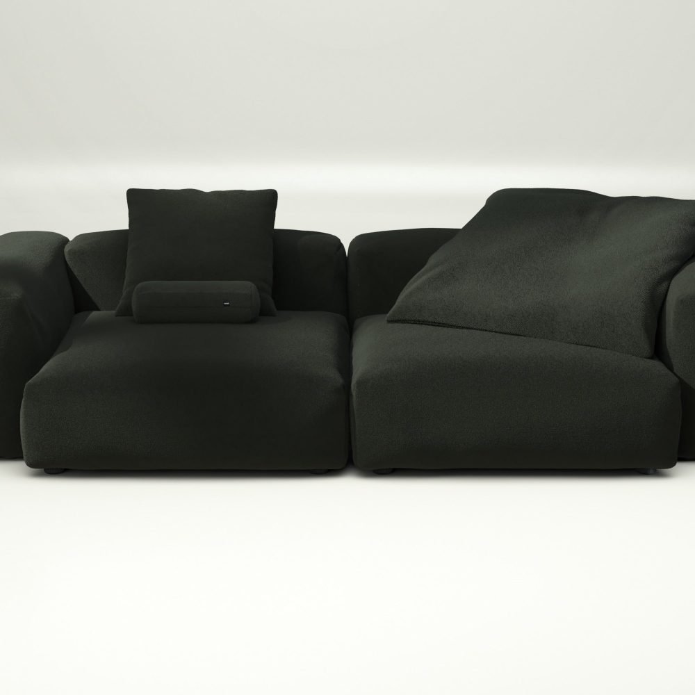 vetsak | Sofa Set 02 Large - loop loop - mousse | Modular Sofa | 3.5 Seater | Big Sofa