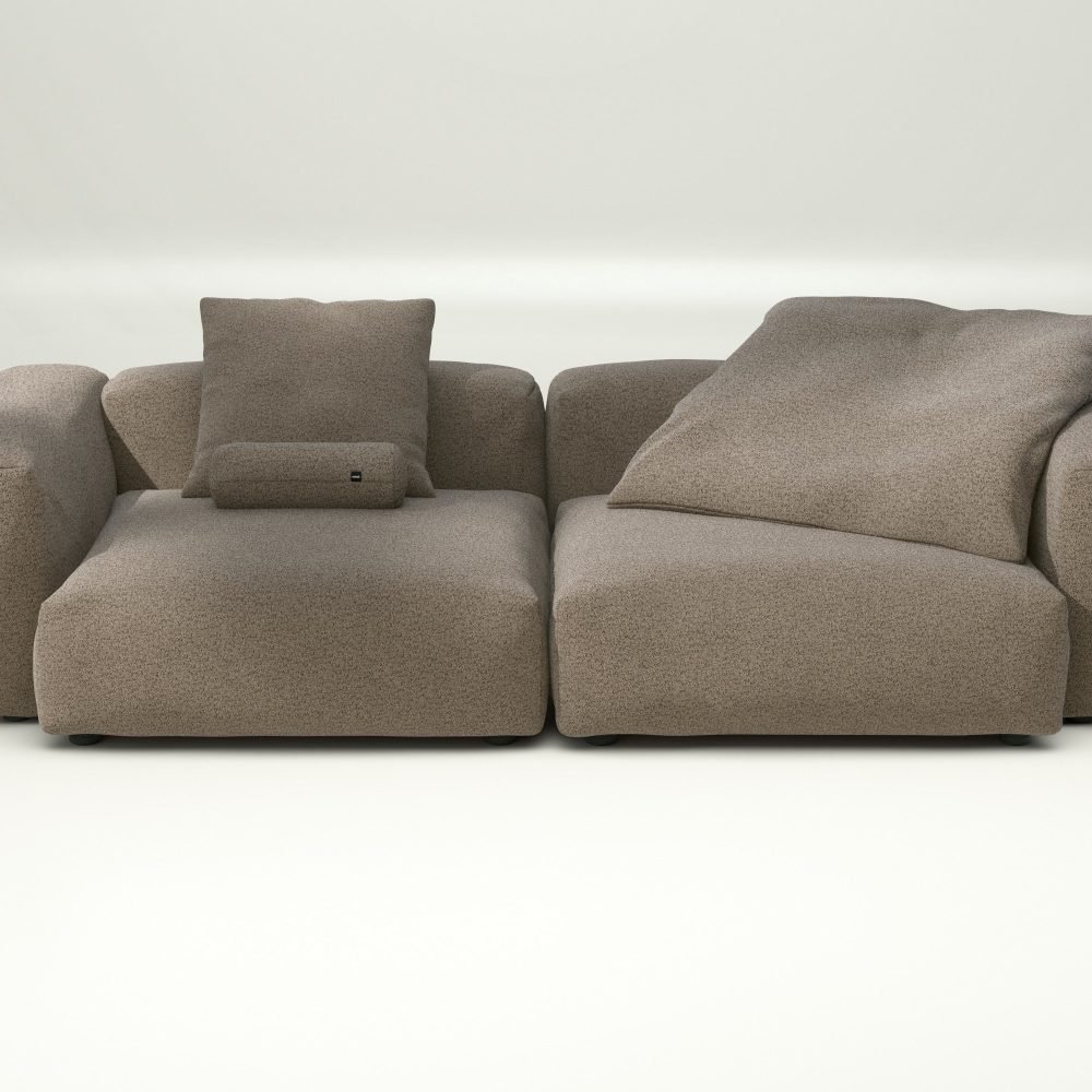 vetsak | Sofa Set 02 Large - loop loop - taupe | Modular Sofa | 3.5 Seater | Big Sofa