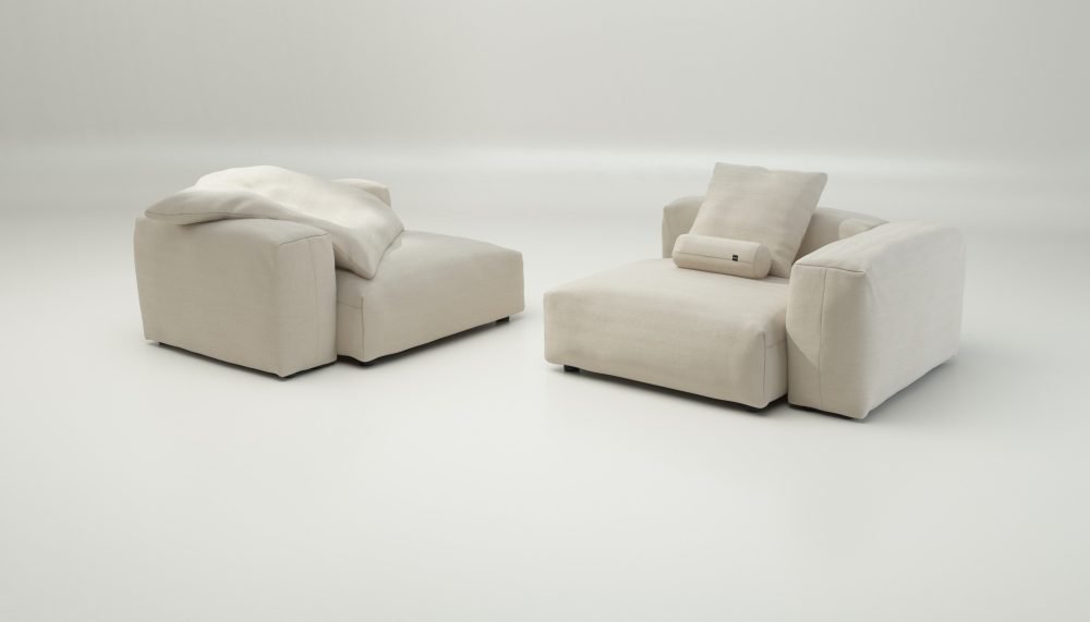 vetsak | Sofa Set 02 Large - pique - beige | Modular Sofa | 3.5 Seater | Big Sofa