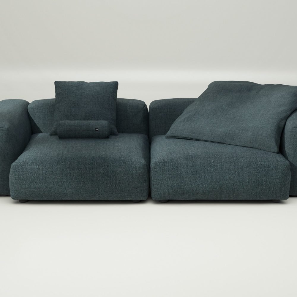 vetsak | Sofa Set 02 Large - pique - cedar | Modular Sofa | 3.5 Seater | Big Sofa