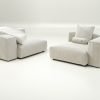 vetsak | Sofa Set 02 Large - suave - pearl | Modular Sofa | 3.5 Seater | Big Sofa